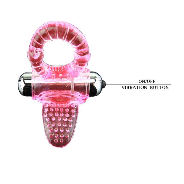 SWEET ABS 10 RITMOS ANILLO ANILLO PENE VIBRADOR ROSA - Imagen 5