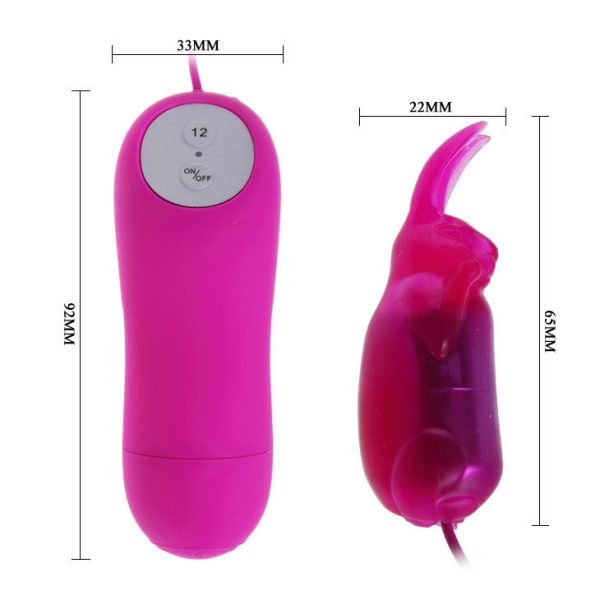 PROM CUTE SECRET RABBIT VIBRADOR MORADO 12 VELOCIDADES - Imagen 5