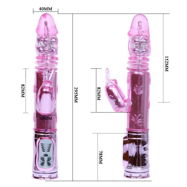 THROBBING BUNNY ROTADOR RAMPANTE ROSA - Imagen 7
