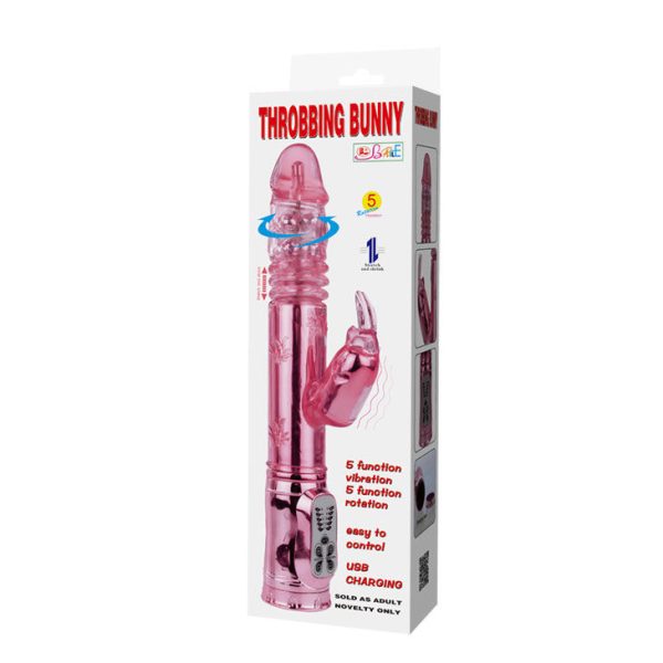 THROBBING BUNNY ROTADOR RAMPANTE ROSA - Imagen 11