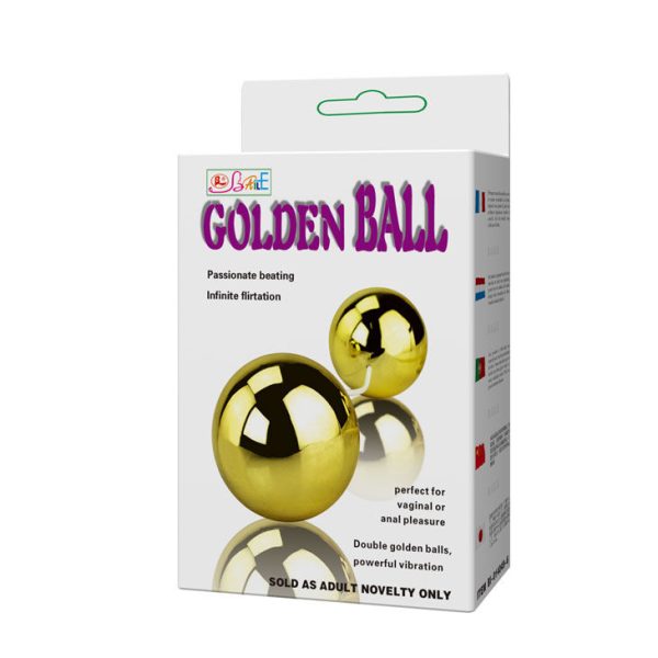 BAILE VIBRADOR BOLAS CHINAS DORADA - Imagen 7