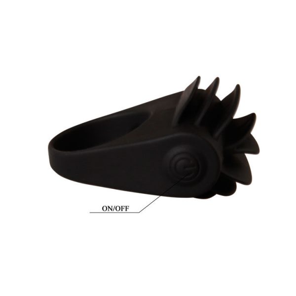 PRETTY LOVE CHESTER ANILLO VIBRADOR NEGRO - Imagen 7
