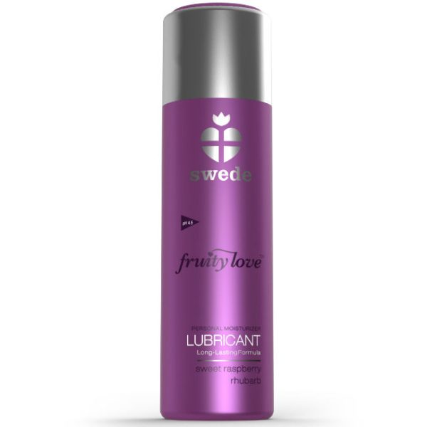 SUECIA - LUBRICANTE FRUITY LOVE FRAMBUESA RUBARB 100 ML - Imagen 2