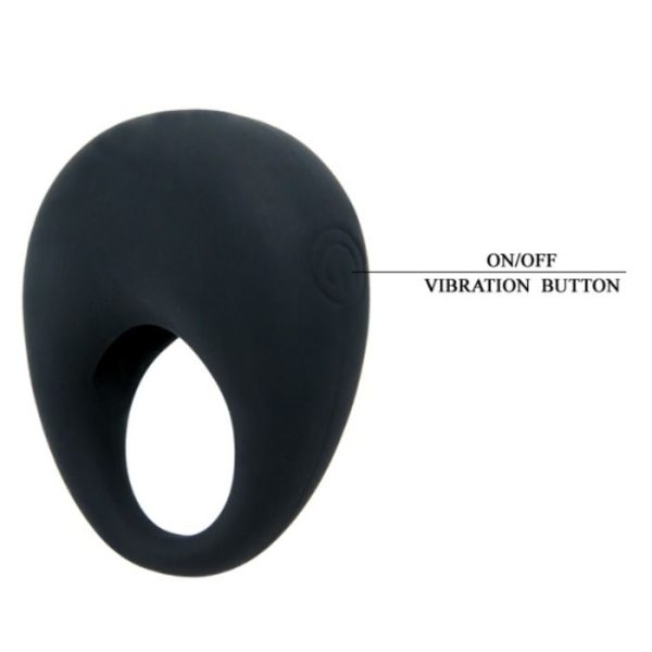 PRETTY LOVE TRAP ANILLO VIBRADOR - NEGRO - Imagen 6