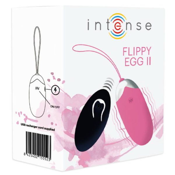 HUEVO VIBRANTE INTENSO FLIPPY II CON MANDO A DISTANCIA ROSA - Imagen 5