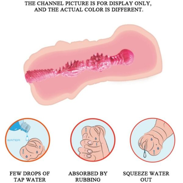 CRAZY BULL - MASTURBADOR VAGINA WATER SKIN CON BALAS VIBRANTES - Imagen 5
