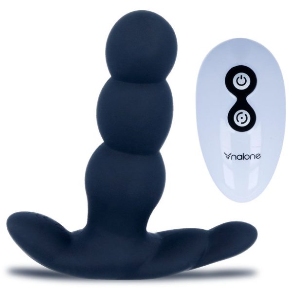 NALONE PEARL VIBRADOR ANAL CONTROL REMOTO NEGRO - Imagen 7
