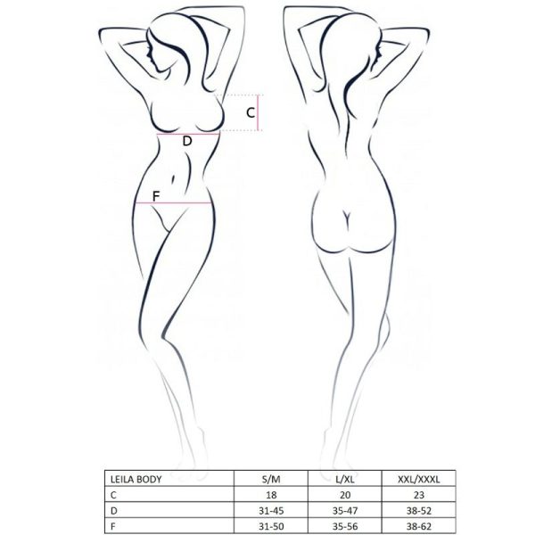 PASSION MUJER LEILA PELUCHE BEIGE S/M BLANCO S/M - Imagen 3
