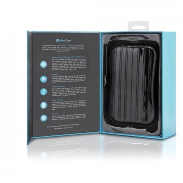 B-VIBE -TRIPLET PERLAS ANALES CONTROL REMOTO NEGRO - Imagen 5