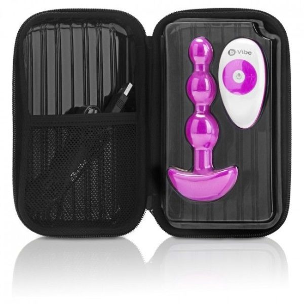 B-VIBE -TRIPLET ANAL CONTROL REMOTO PERLAS ROSA - Imagen 4