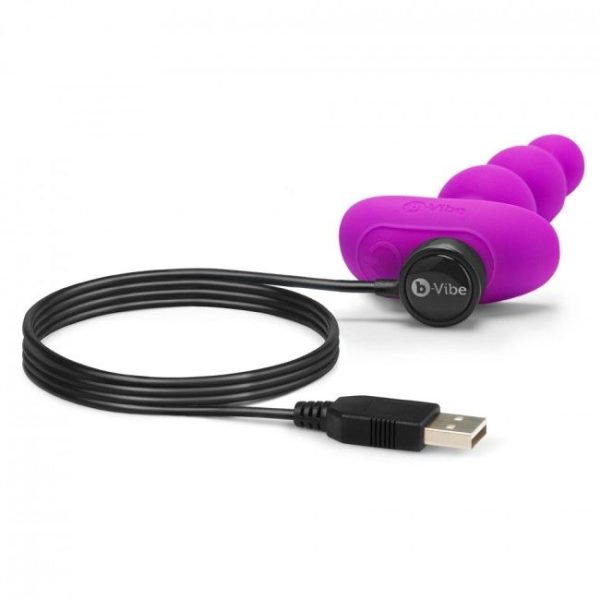 B-VIBE -TRIPLET ANAL CONTROL REMOTO PERLAS ROSA - Imagen 6