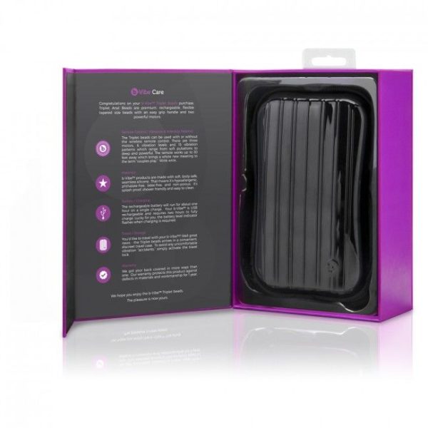 B-VIBE -TRIPLET ANAL CONTROL REMOTO PERLAS ROSA - Imagen 9