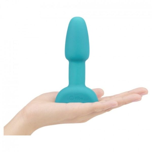 B-VIBE RIMMING PLUG ANAL CON CONTROL REMOTO PETITE VERDE AZUL - Imagen 2