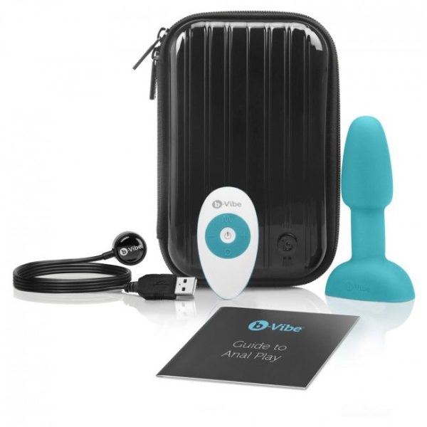 B-VIBE RIMMING PLUG ANAL CON CONTROL REMOTO PETITE VERDE AZUL - Imagen 8