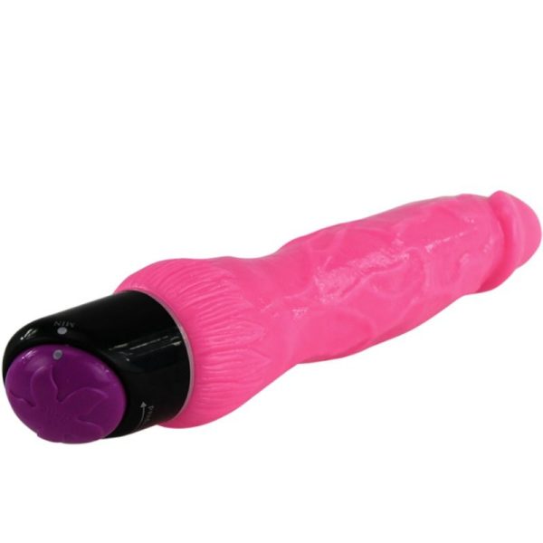 VIBRADOR REALISTICO SEXO COLORIDO ROSA 24 CM - Imagen 5