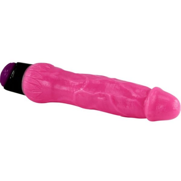 VIBRADOR REALISTICO SEXO COLORIDO ROSA 24 CM - Imagen 7