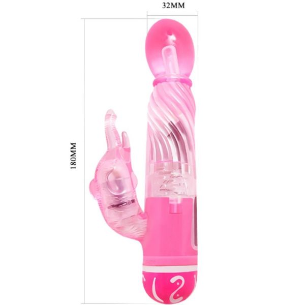 PROJECT VIBRADOR MULTIVELOCIDAD CON ESTIMULADOR ROSA - Imagen 5