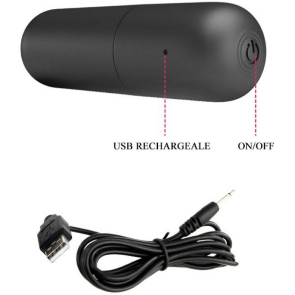 PRETTY LOVE CORREA CON VIBRADOR BULLET CARTER - Imagen 4