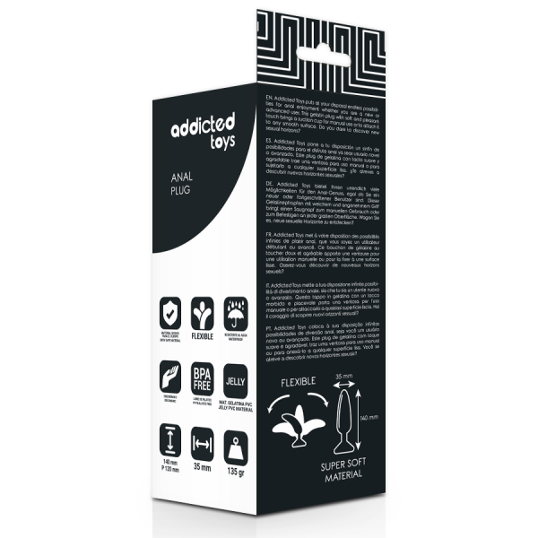 ADDICTED TOYS - PLUG ANAL 14CM - Imagen 5