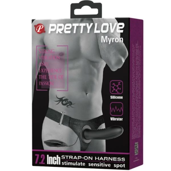 PRETTY LOVE MYRON STRAP ON CON VIBRACIÓN Y DILDO ENORME - Imagen 7