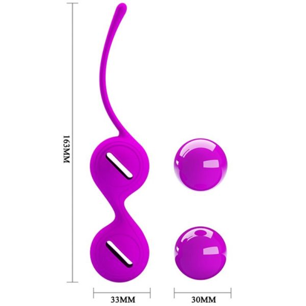 PRETTY LOVE BOLAS ORGASMICAS KEGEL APRETAR I LILA - Imagen 4