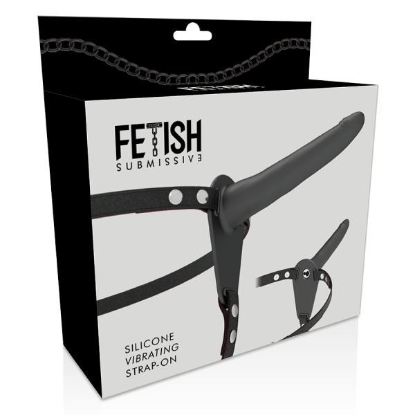 ARNES SUMISO FETISH - VIBRADOR SILICONA NEGRO 15 CM - Imagen 4