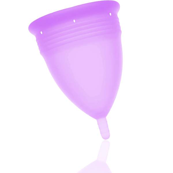 STERCUP COPA MENSTRUAL TALLA S COLOR MORADO SILICONA FDA - Imagen 2