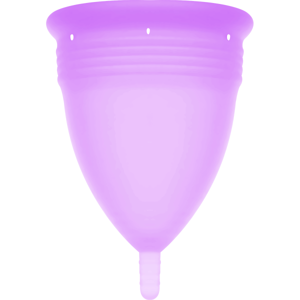 STERCUP COPA MENSTRUAL TALLA S COLOR MORADO SILICONA FDA - Imagen 3