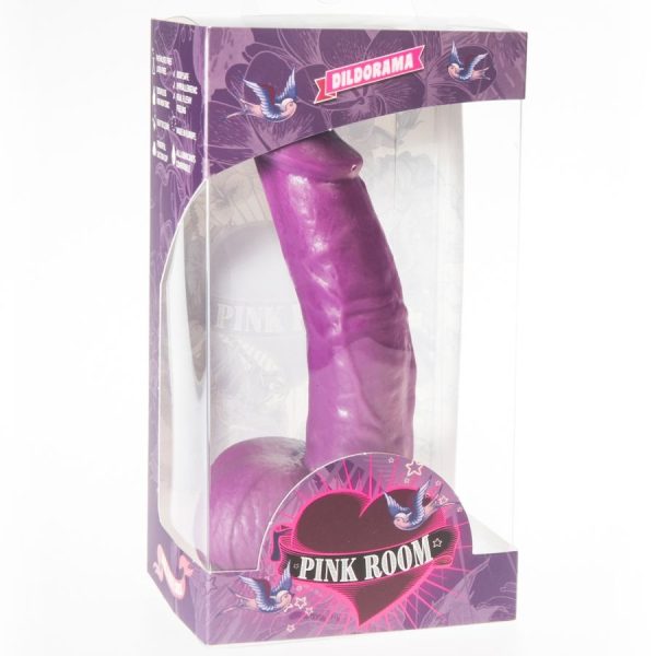PINK ROOM CONNOR DILDO REALISTA MORADO 16 CM - Imagen 2