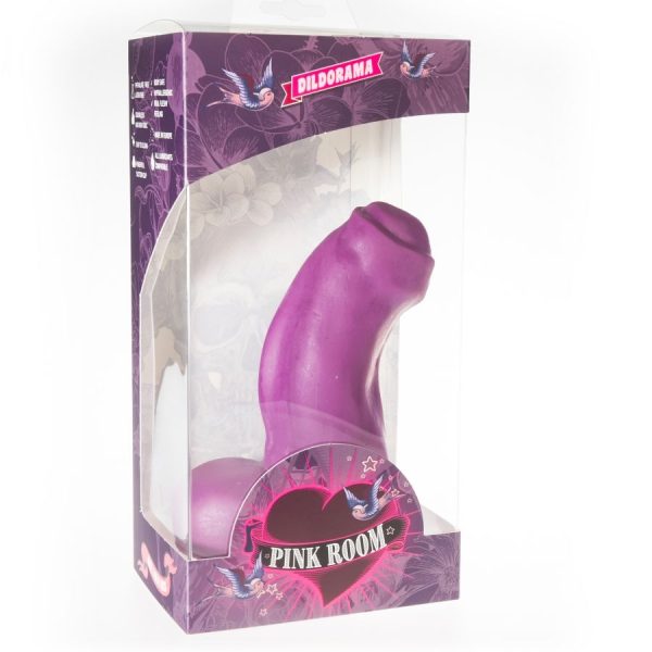 DILDO REALISTA NESTOR PINK ROOM MORADO 16,5 CM - Imagen 2