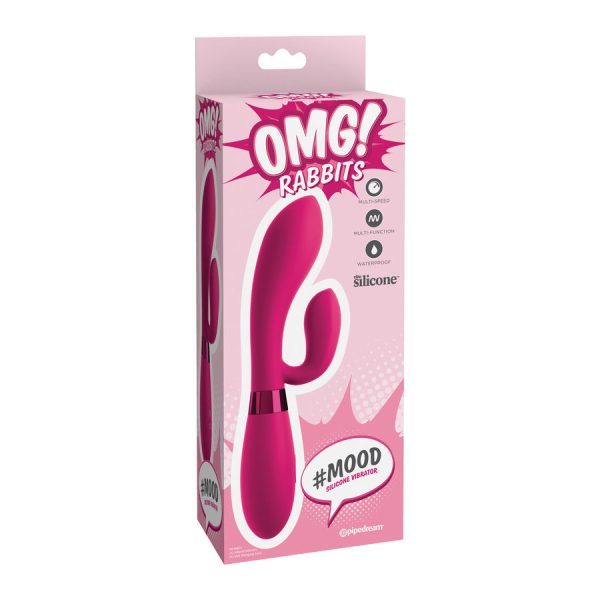 OMG MOOD VIBRADOR SILICONA ROSA - Imagen 2