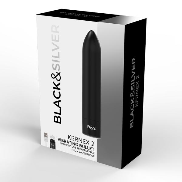 BLACK&SILVER- KERNEX 2 BALA MAGNÉTICA VIBRANTE NEGRO - Imagen 5