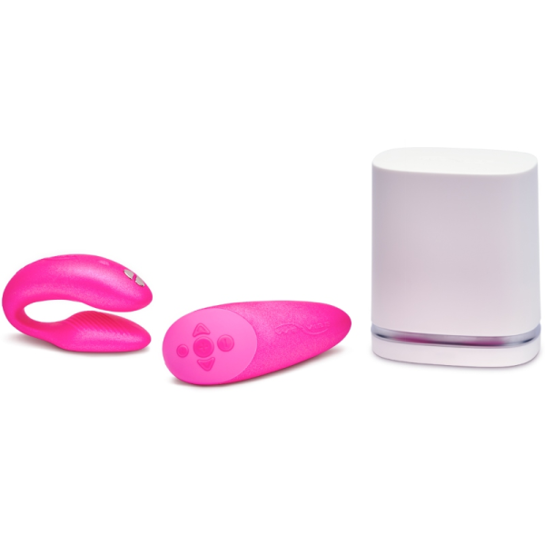VIBRADOR PAREJAS WE VIBE CHORUS CON SQUEEZE CONTROL - ROSA - Imagen 3