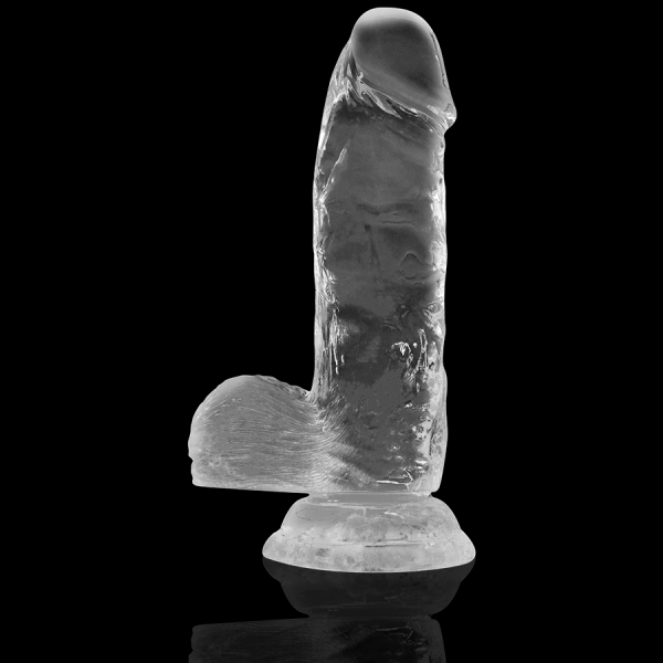 DILDO TRANSPARENTE REALISTA CLEAR XRAY 15.5CM - Imagen 6