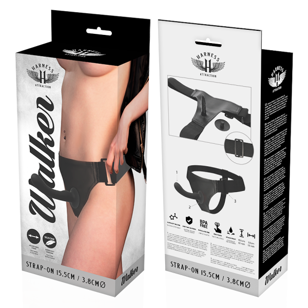 ARNÉS ATRACCIÓN - RNES SILICONE WALKER G-SPOT 15.5 X 3.8CM - Imagen 6