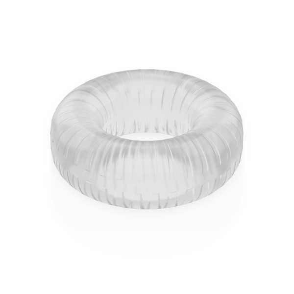 POWERING- ANILLO PARA EL PENE SUPER FLEXIBLE Y RESISTENTE 4.5CM PR07 TRANSPARENTE - Imagen 8
