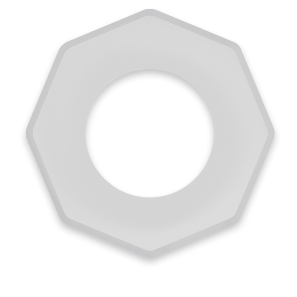 POWERING - ANILLO PARA EL PENE SUPER FLEXIBLE Y RESISTENTE 5CM PR10 TRANSPARENTE - Imagen 3