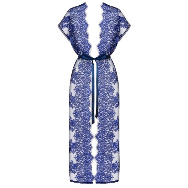 OBSESSIVE - PEIGNOIR FLOWLACE S/M - Imagen 3