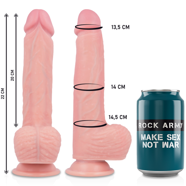 ROCKARMY - SILICONA LÍQUIDA PREMIUM HAWK REALISTIC 22 CM - Imagen 3