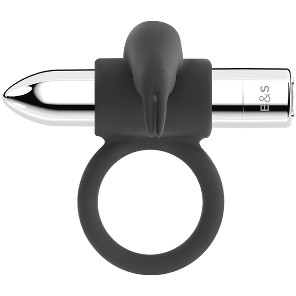 BLACK&SILVER- ANILLO RECARGABLE BURTON 10 MODOS DE VIBRACIÓN - Imagen 6