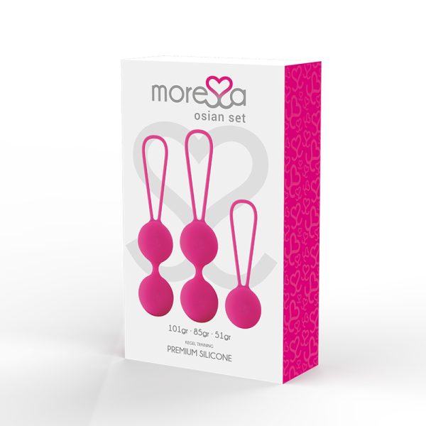 SET SILICONA PREMIUM MORESSA OSIAN ROSA - Imagen 3