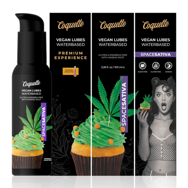 COQUETTE CHIC DESIRE - LUBRICANTE SATIVA ESPACIO VEGANO PREMIUM EXPERIENCE 100 ML - Imagen 3