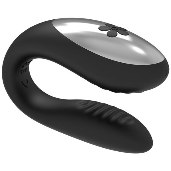 BRILLY GLAM - WE LOVE VIBRADOR PARA PAREJAS MANDO A DISTANCIA NEGRO - Imagen 5