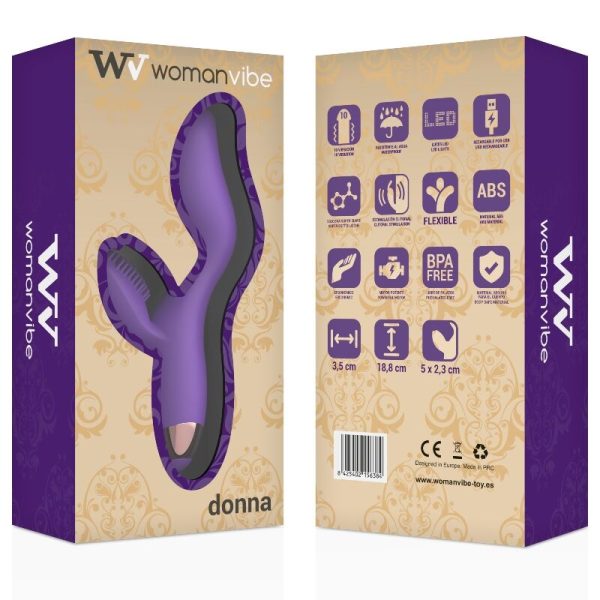 WOMANVIBE - VIBRADOR DE SILICONA RECARGABLE DONNA - Imagen 7