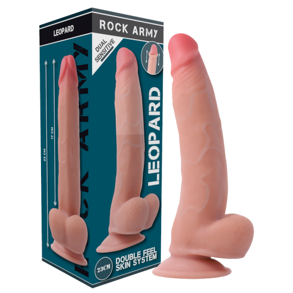 ROCKARMY - ARNÉS + LEOPARDO DOBLE DENSIDAD 23CM - Imagen 12