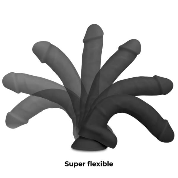 ARNÉS PARA PENE MILLER + COCKSIL ARTICULABLE SILICONA DENSIDAD NEGRO 13 CM - Imagen 5