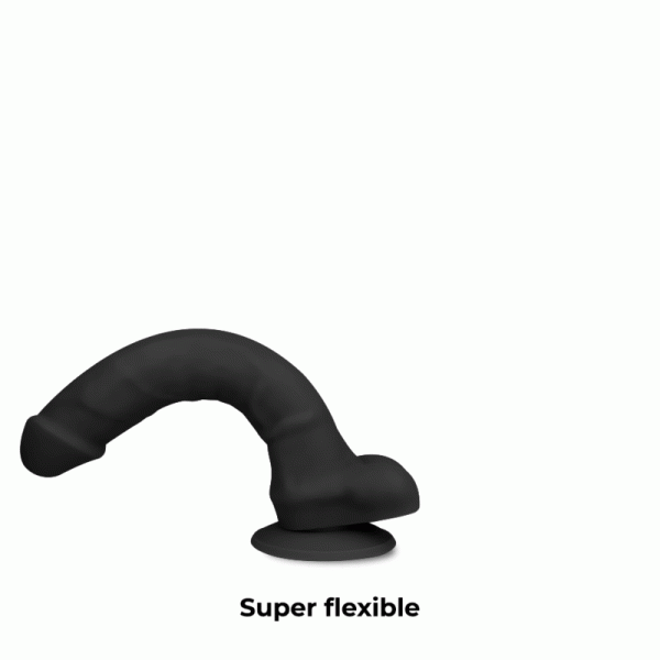 ARNÉS PARA PENE MILLER + COCKSIL ARTICULABLE SILICONA DENSIDAD NEGRO 13 CM - Imagen 4