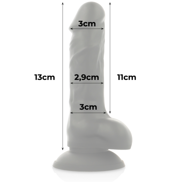 ARNÉS PARA PENE MILLER + COCKSIL ARTICULABLE SILICONA DENSIDAD NEGRO 13 CM - Imagen 10