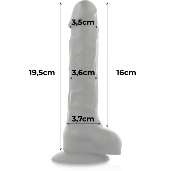 ARNÉS COCK MILLER + COCKSIL ARTICULABLE SILICONA DENSITY NEGRO 19,5 CM - Imagen 10