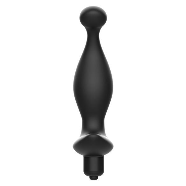 JUGUETES JUGUETES MASAJEADOR ANAL CON VIBRACIÓN NEGRO - Imagen 5